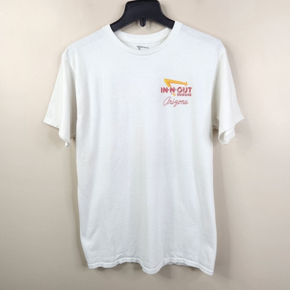 In N Out Burger Arizona Short Sleeve Crew Neck Pre-Shrunk Graphic Tee M